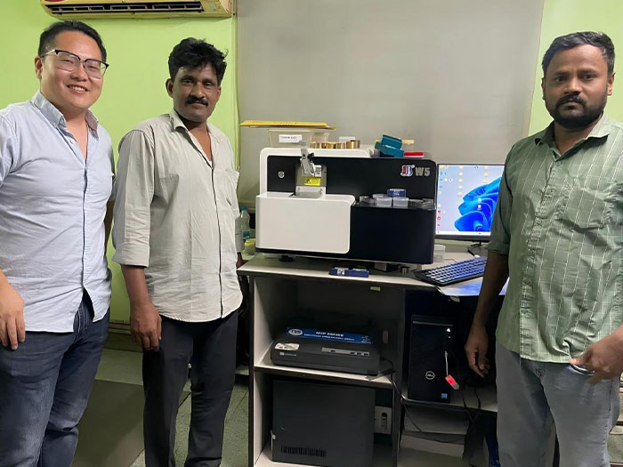 JINYIBO W5 Optical Emission Spectrometer Installed at a Professional Metallurgical Laboratory in India