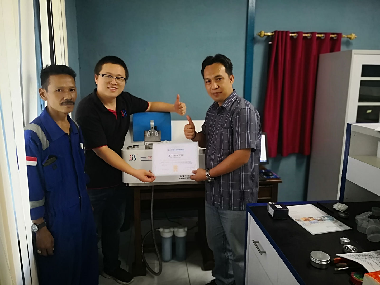 PT. Sinar Laut Biru Logam Perkasa Jaya TY-9000 Optical Emission Spectrometer for Aluminum Alloy and Zinc Alloy