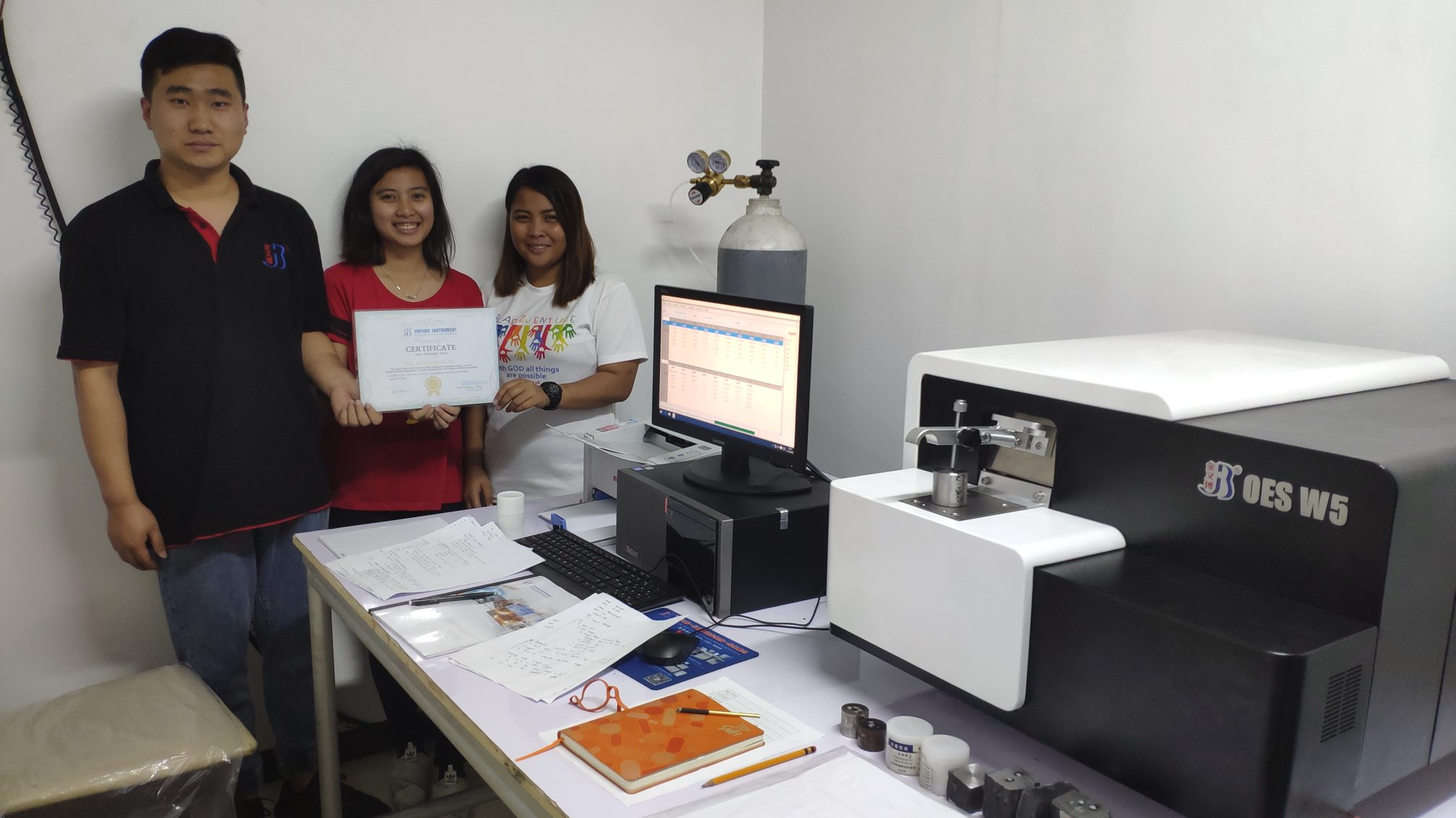 W5 Direct Reading Spectrometer for Carbon Steel ASTM 1045, ASTM 1060, Q235, Q275