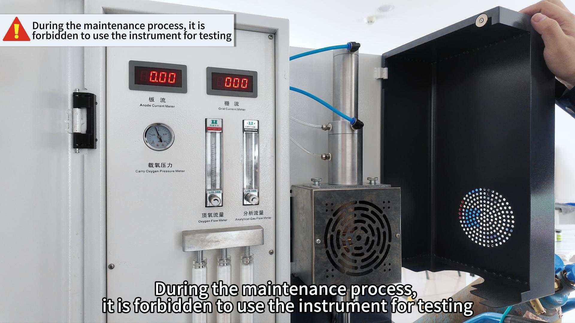 Carbon Sulfur Analyzer（Elemental Analysis）Adjust Analytical Gas Flow Meter